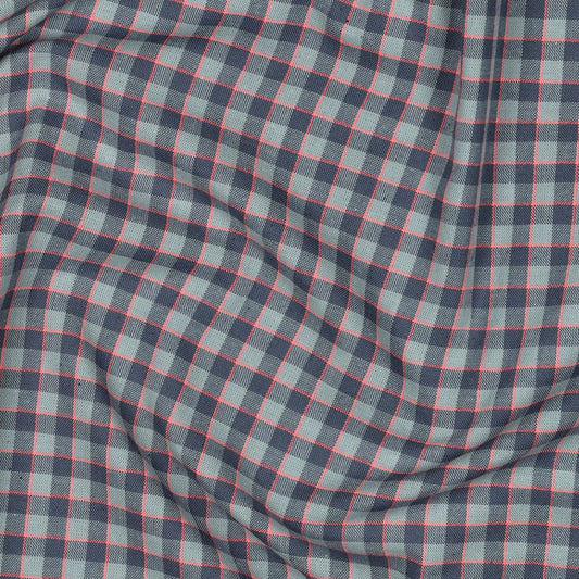 Bald erhältlich - Baumwolle Karos garngefärbt Checks blaugrün