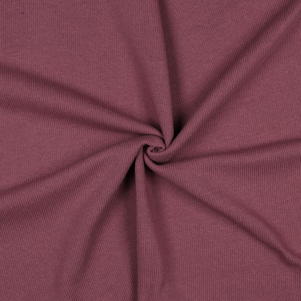 Strick Cotton Knitted dunkel mauve
