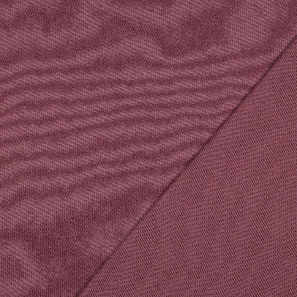 Strick Cotton Knitted dunkel mauve