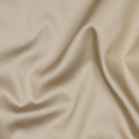 Baumwollsatin uni beige