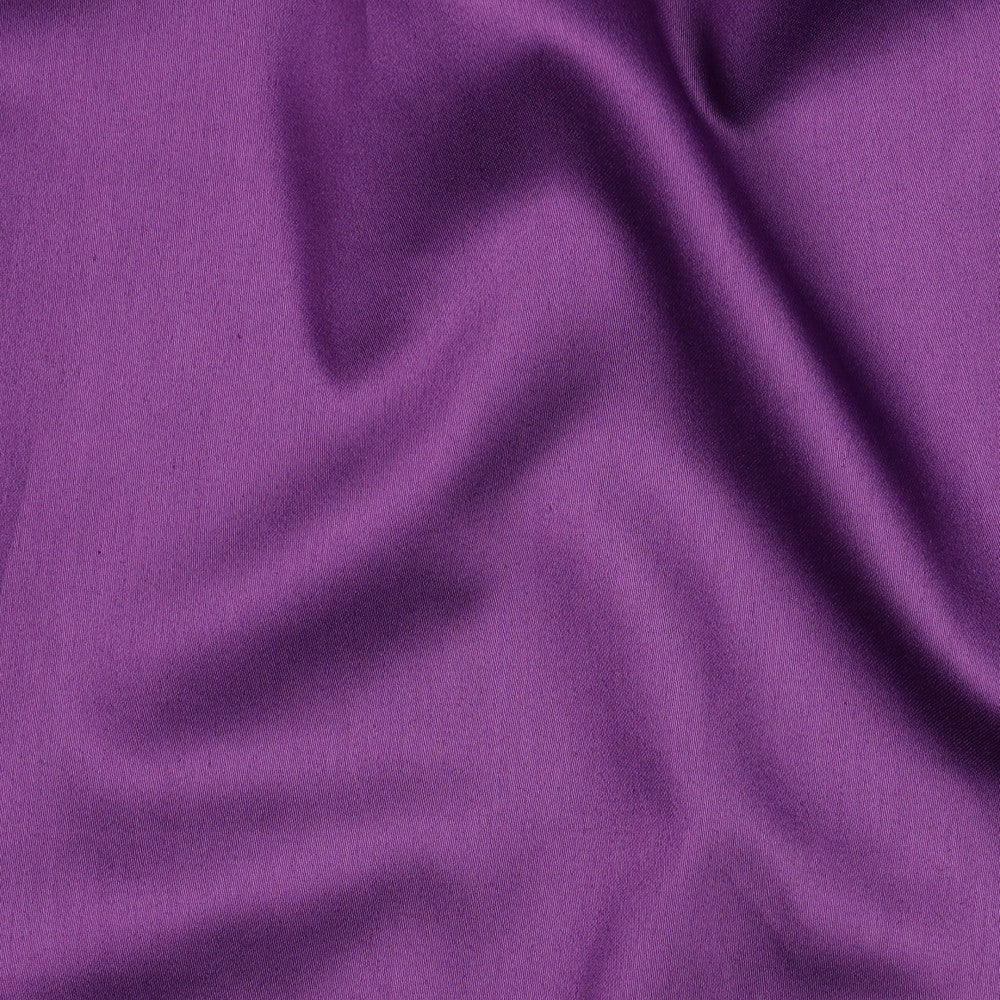 MITTWOCHS-TRALLAFITTI - Baumwollsatin uni dunkel  violett 1m