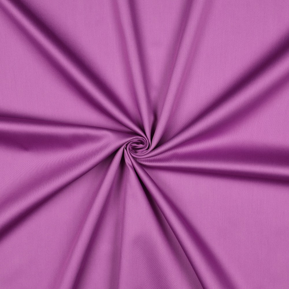 MITTWOCHS-TRALLAFITTI - Baumwollsatin uni purple violett 1m