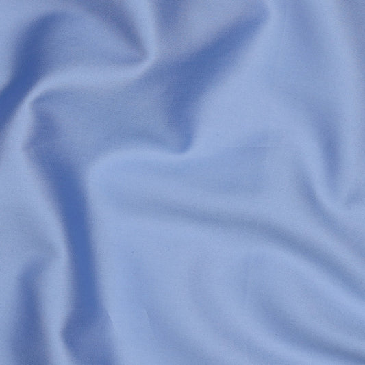 Baumwollsatin uni hellblau