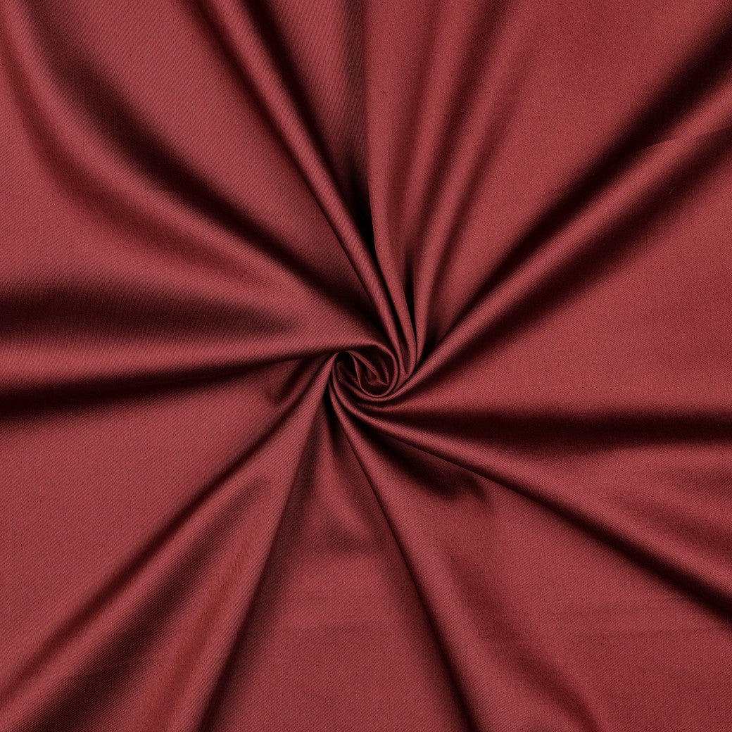 Baumwollsatin uni dunkel blush