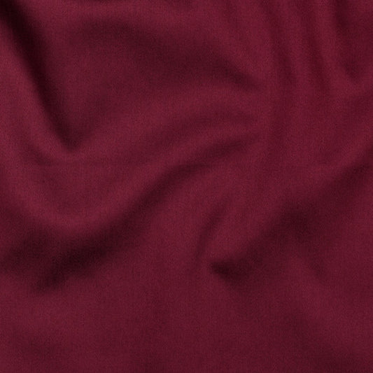 Baumwollsatin uni dunkel bordeaux
