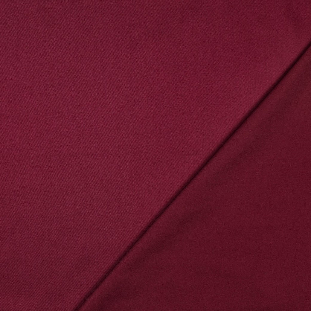 Baumwollsatin uni dunkel bordeaux