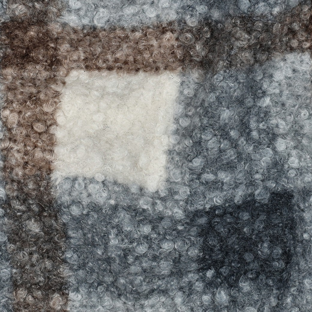 Boucle Karos blau - Poppy Magazin