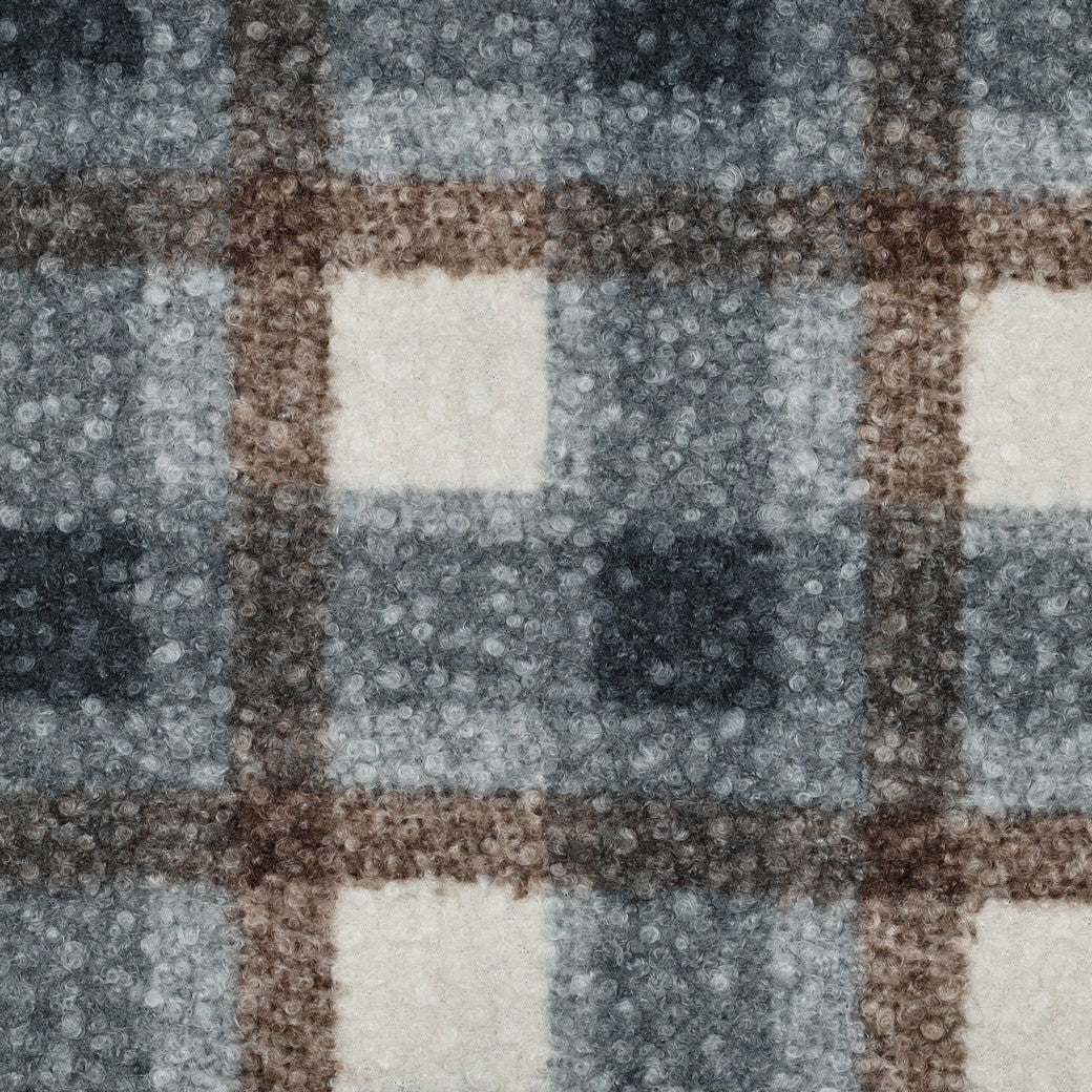 Boucle Karos blau - Poppy Magazin