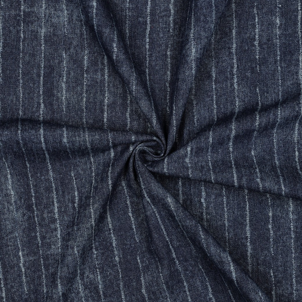 Jeans Denim Streifen indigo - Poppy Magazin