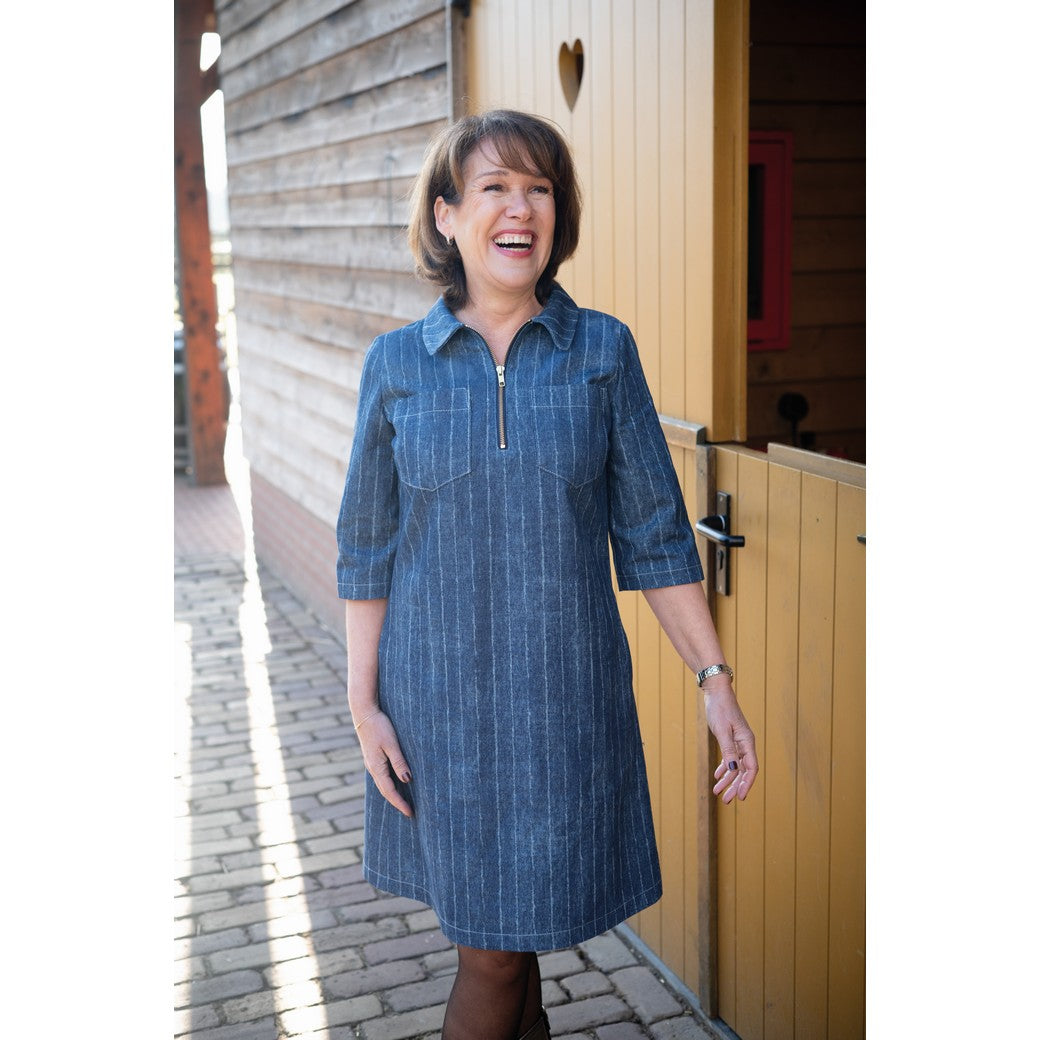 Jeans Denim Streifen indigo - Poppy Magazin