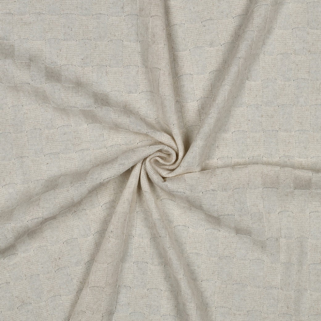 BALD ERHÄLTLICH - Strick Jacquard beige meliert
