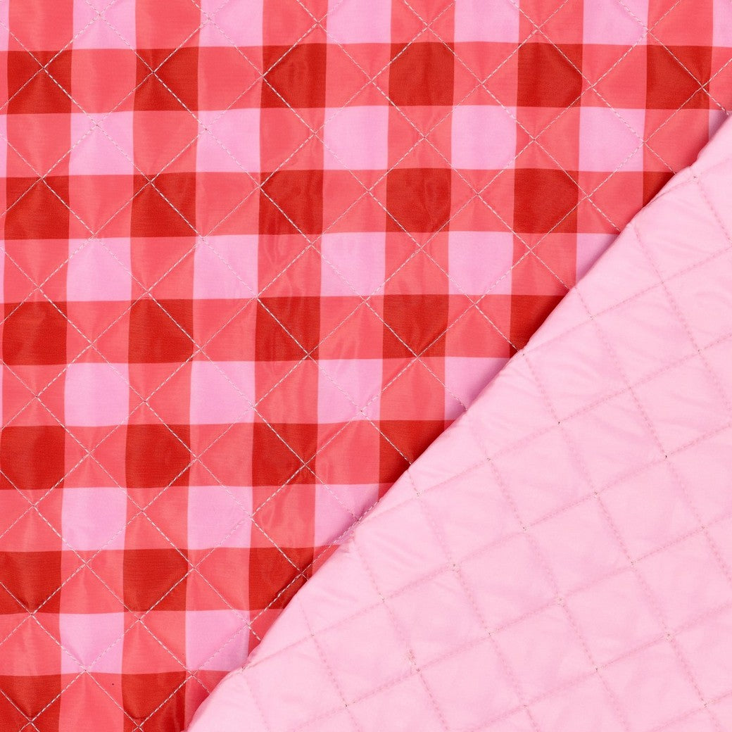 BALD ERHÄLTLICH - Stepper Karo rot rosa