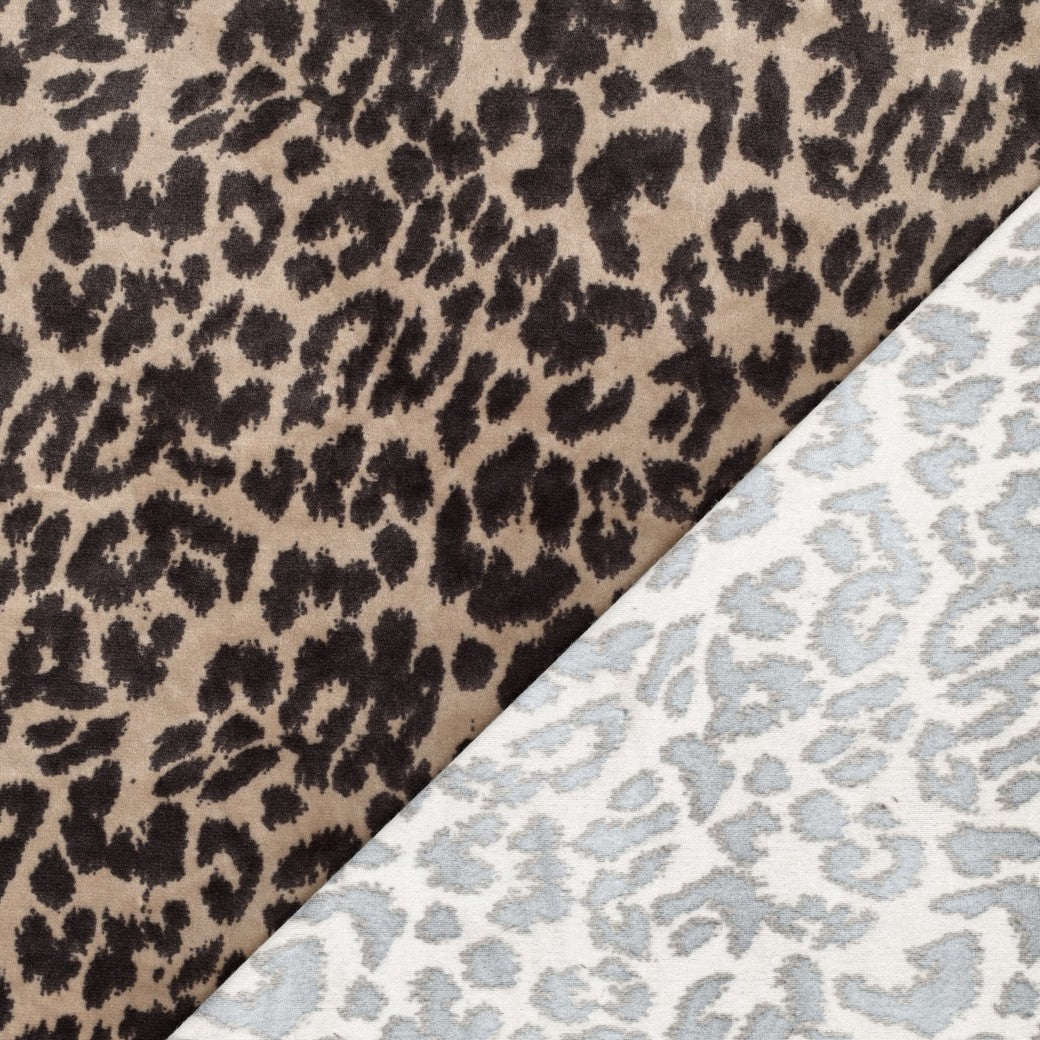 BALD ERHÄLTLICH - Strick superweich animalprint beige