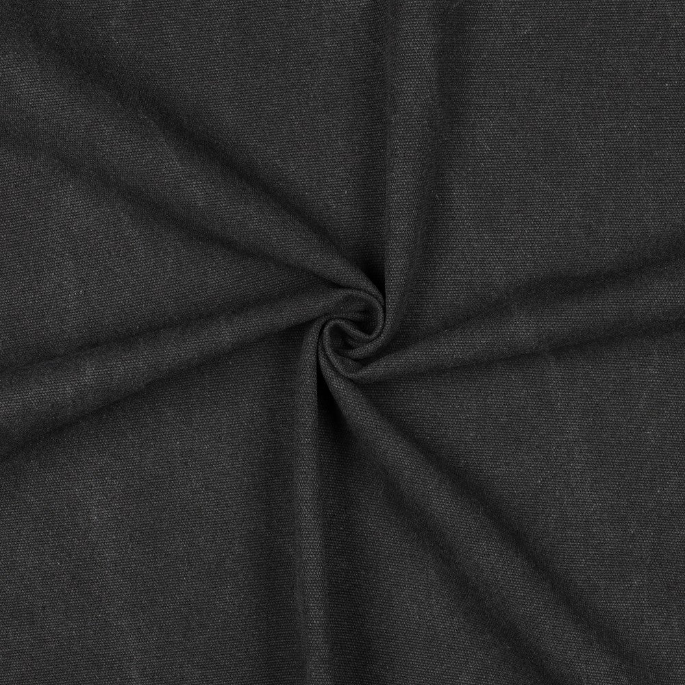 Canvas schwer stonewashed dunkelgrau