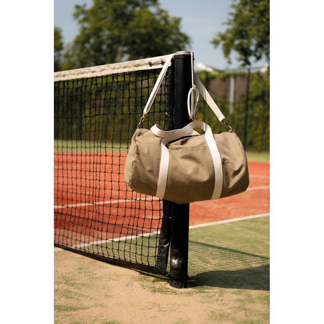 Canvas schwer stonewashed braun