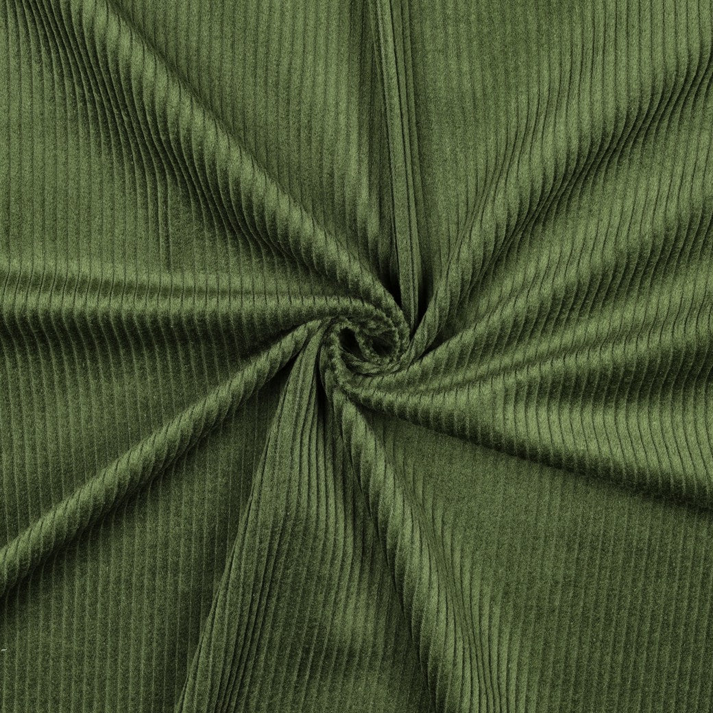 BALD ERHÄLTLICH - Cord washed waldgrün