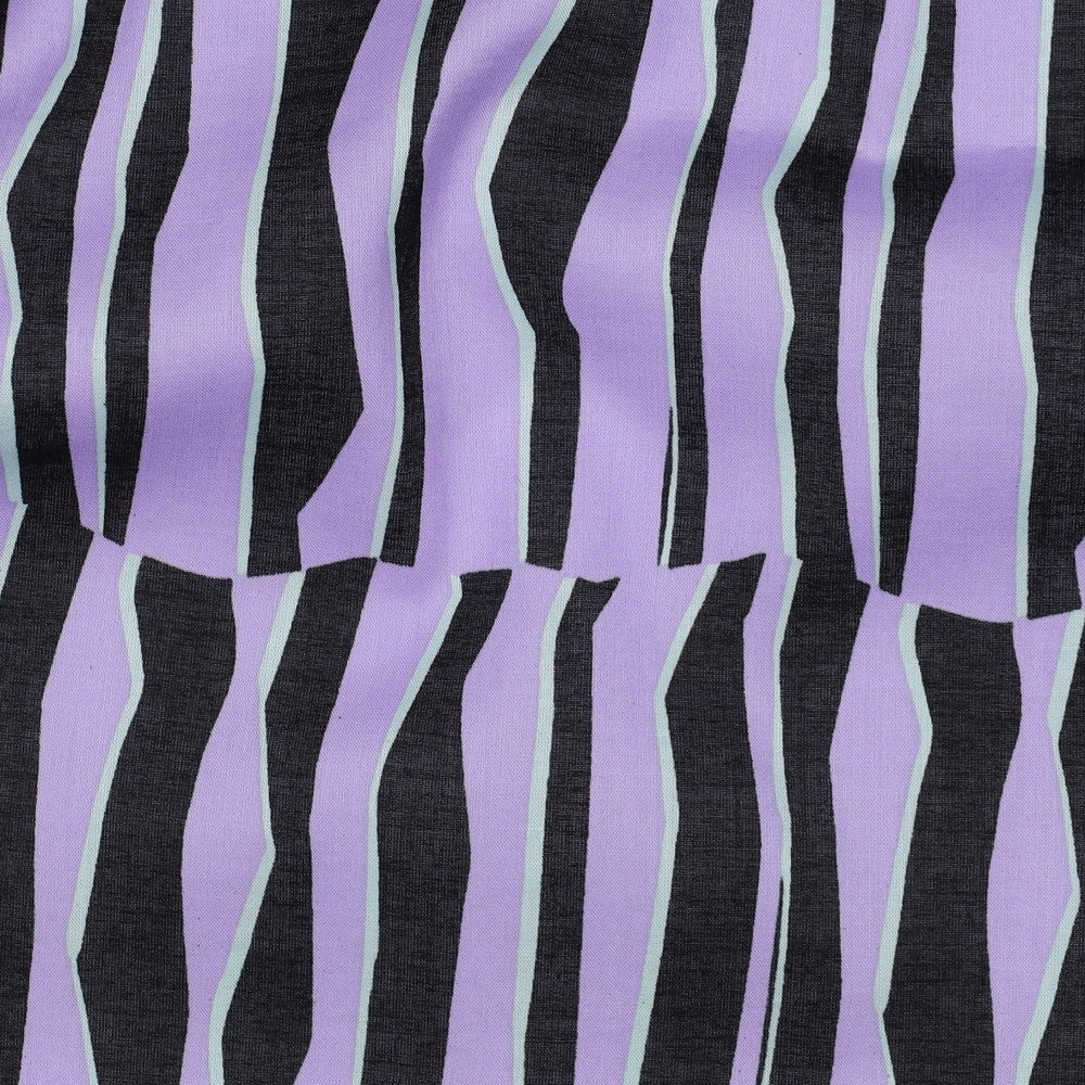 Baumwolle Voile Geometric lavender