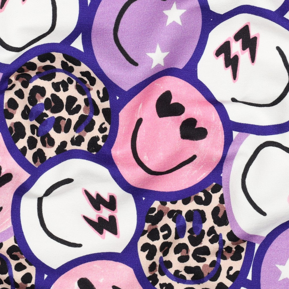 Sweat digital Happy Faces Smiley flieder