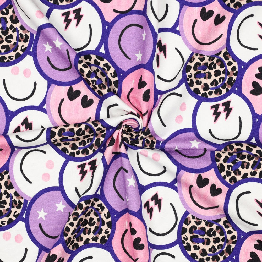 Sweat digital Happy Faces Smiley flieder