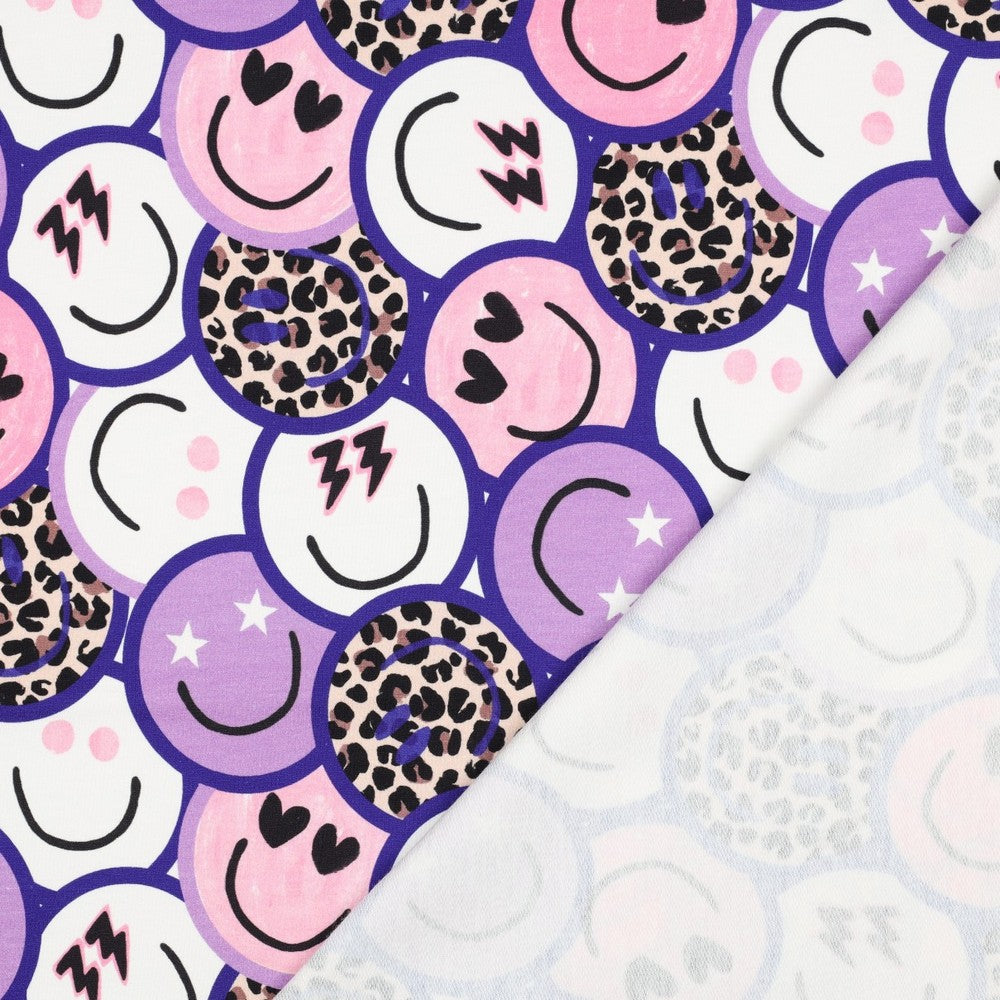 Sweat digital Happy Faces Smiley flieder