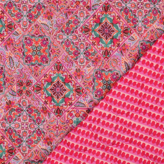 Stepper Baumwolle Voile digital Patchwork pink