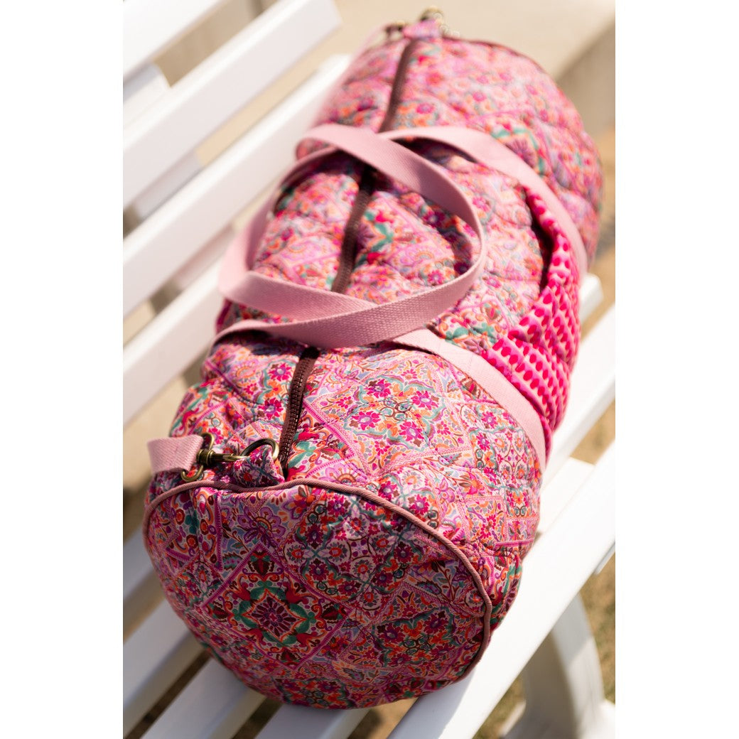 Stepper Baumwolle Voile digital Patchwork blau lila