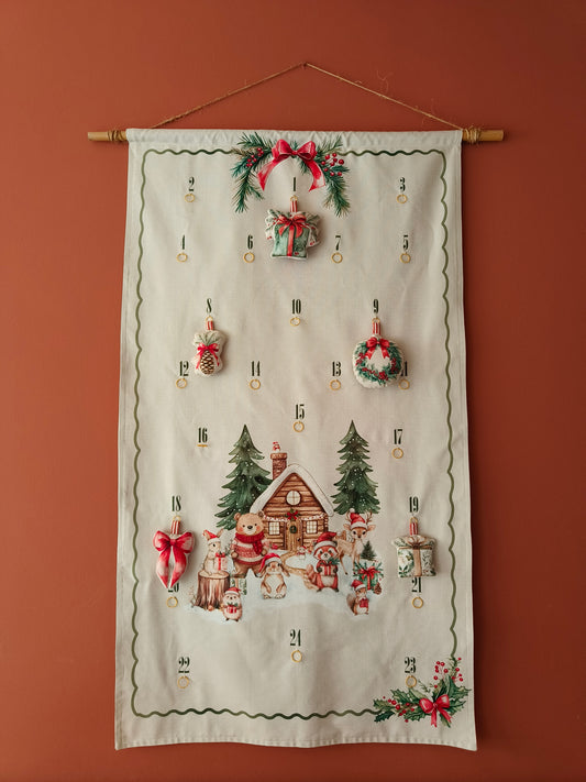 Canvas Weihnachten Panel Adventskalender