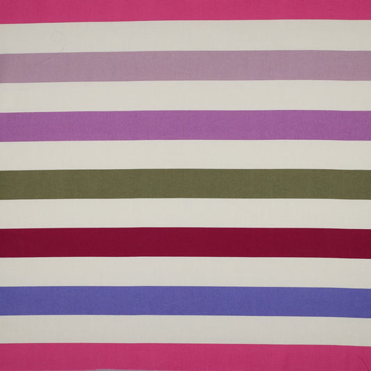 BALD ERHÄLTLICH - Canvas Streifen Multicolour lila pink
