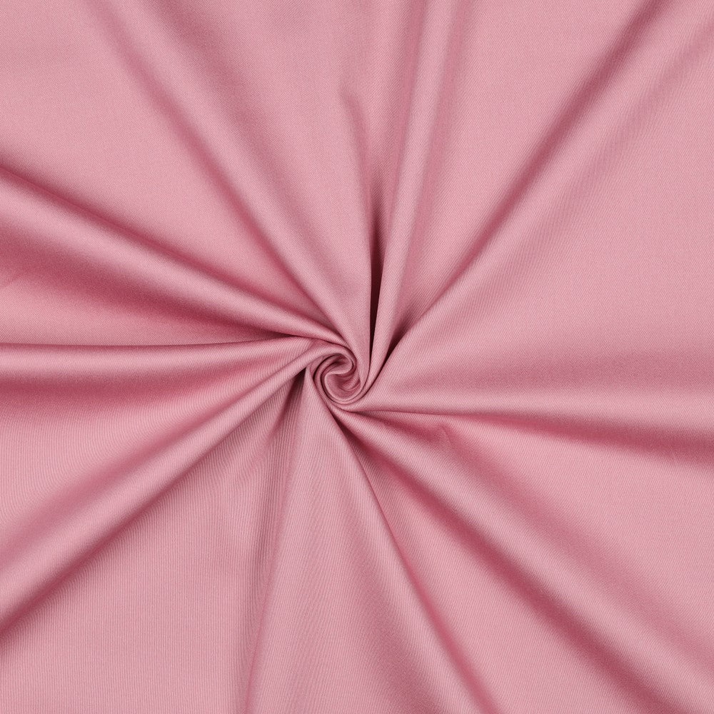 Baumwoll Satin Spandex rose