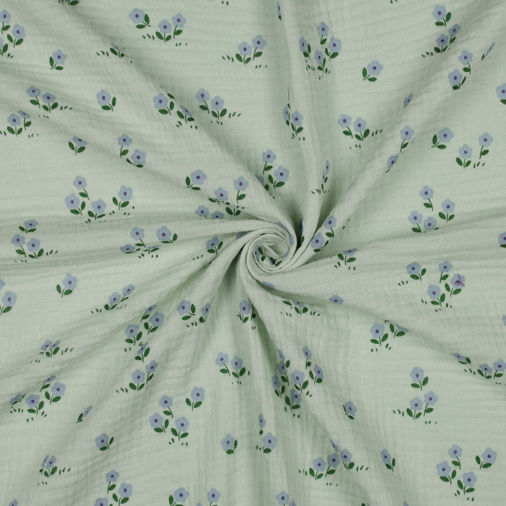 Musselin Blumen minze