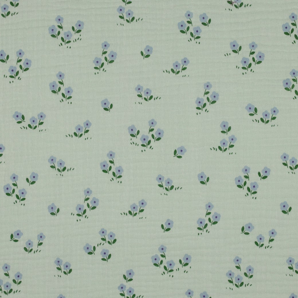 Musselin Blumen minze