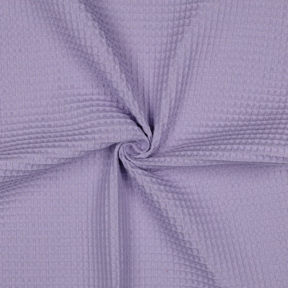 Waffelpiqué uni lilac