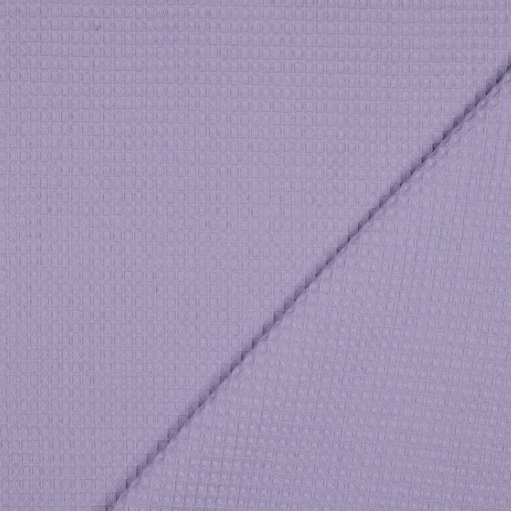 Waffelpiqué uni lilac