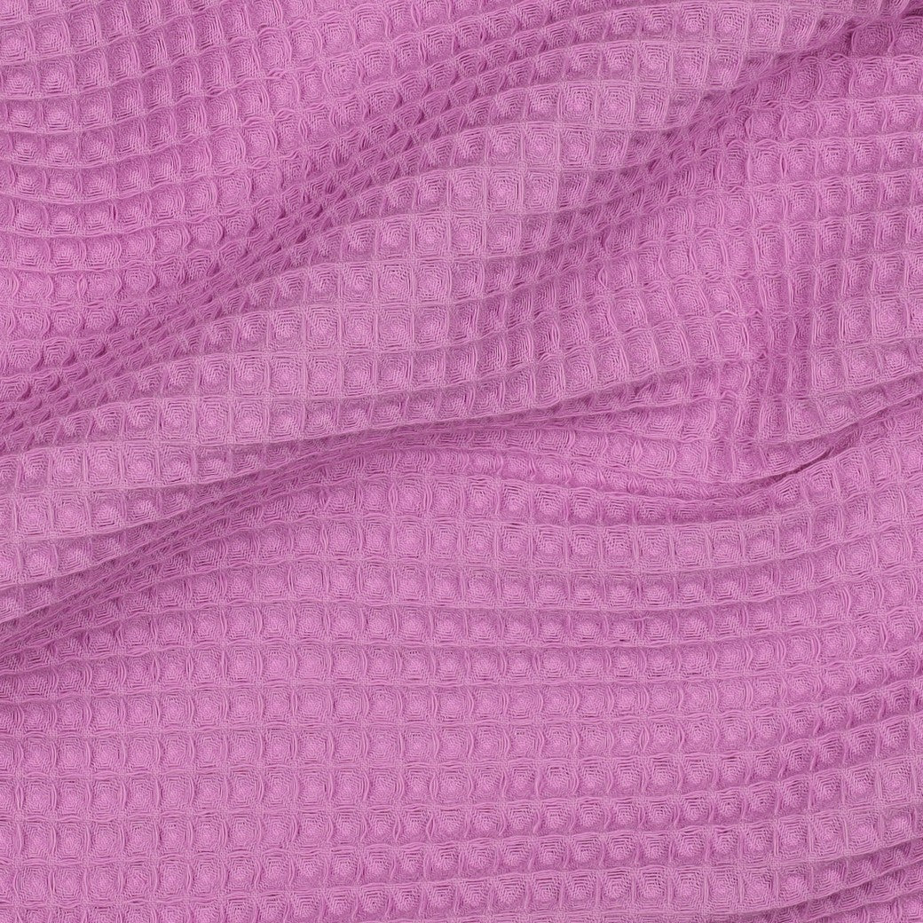 Waffelpiqué uni warmes pink