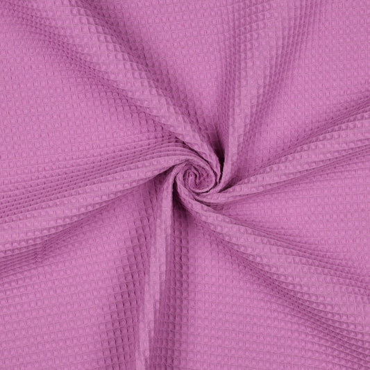 Waffelpiqué uni warmes pink