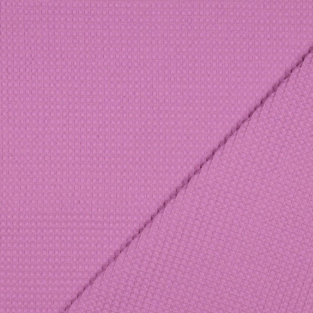 Waffelpiqué uni warmes pink