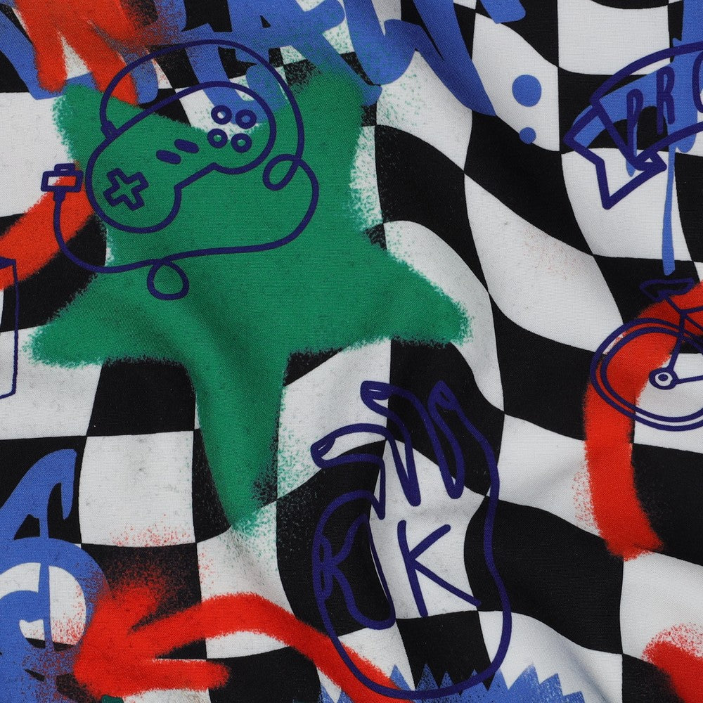 Softshell digital Graphic Checks