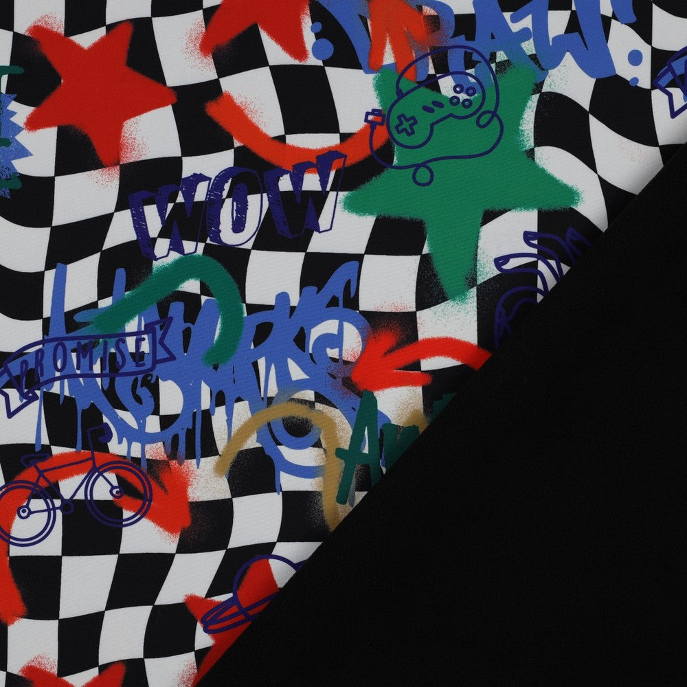 Softshell digital Graphic Checks