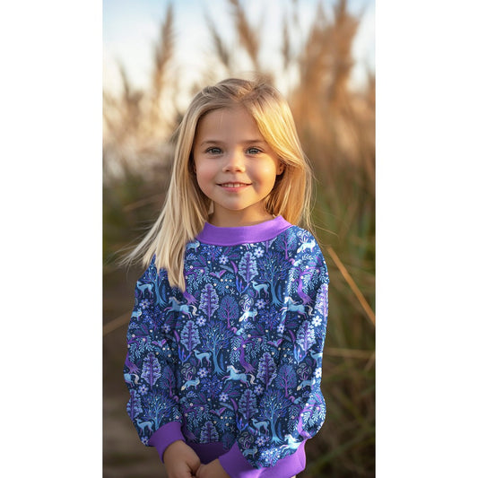 Sweat digital Forest Animals navy