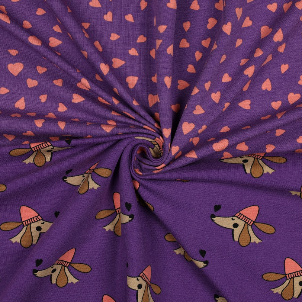 Sweat Dogs and Hearts Herzen lila