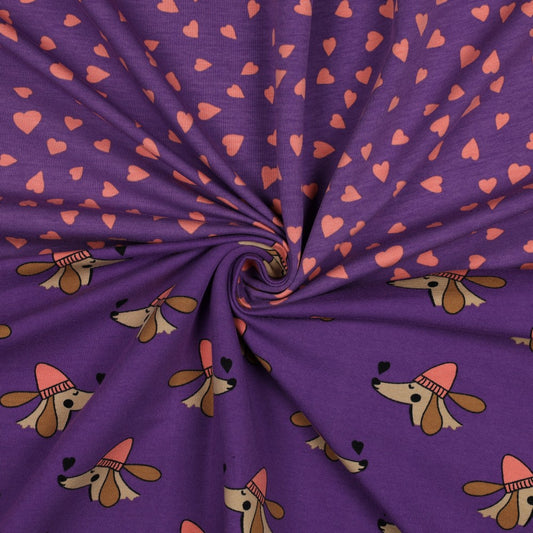 Sweat Dogs and Hearts Herzen lila