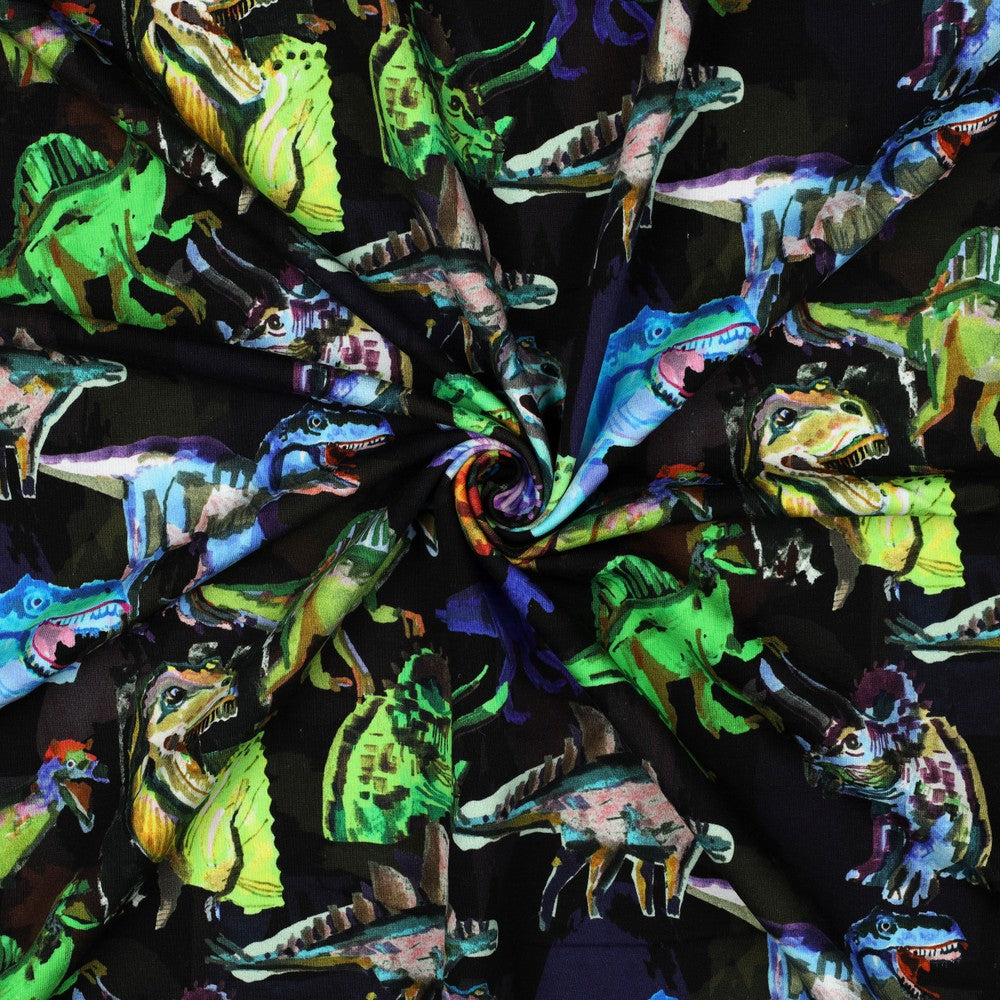 Sweat digital Dinosaurier schwarz