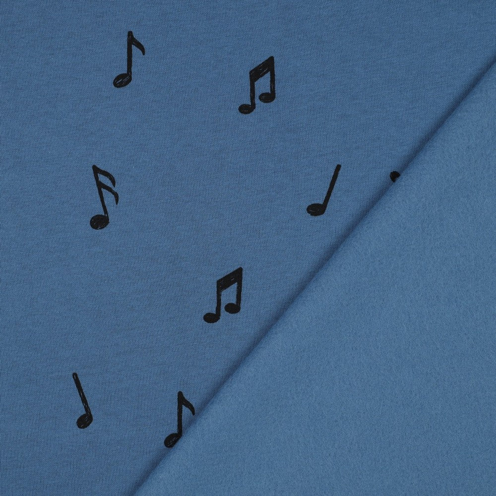 Sweat Jogging Musik Noten blau