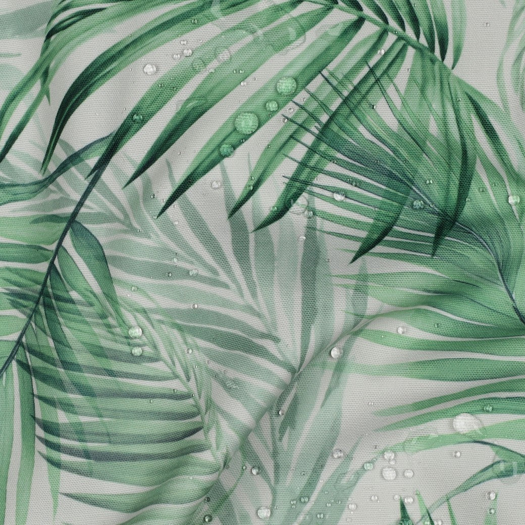 Canvas Outdoor Tischdecke wasserfest Leaves hell