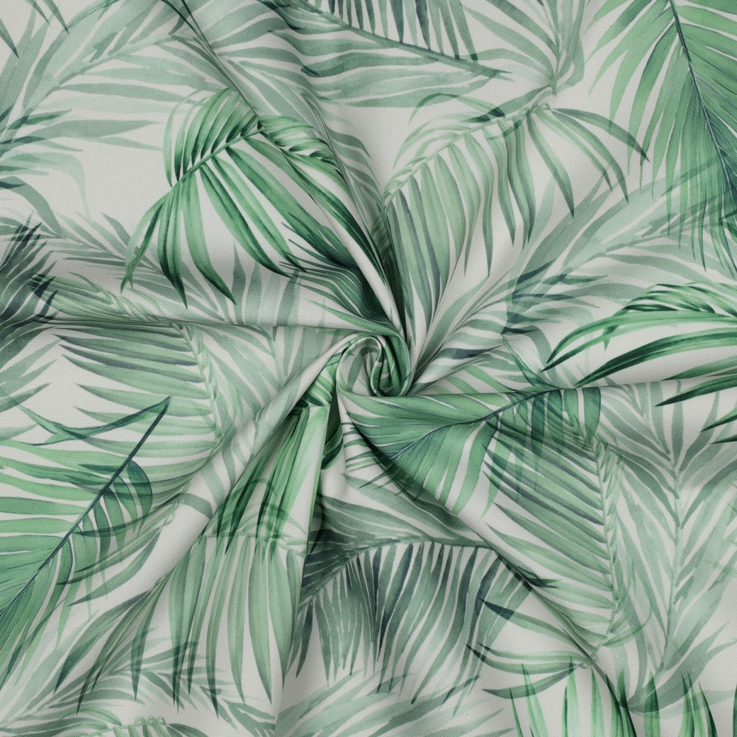 Canvas Outdoor Tischdecke wasserfest Leaves hell