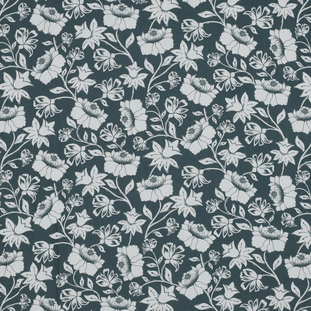 Viskose Lenzing Ecovero Blumen salbei ecru