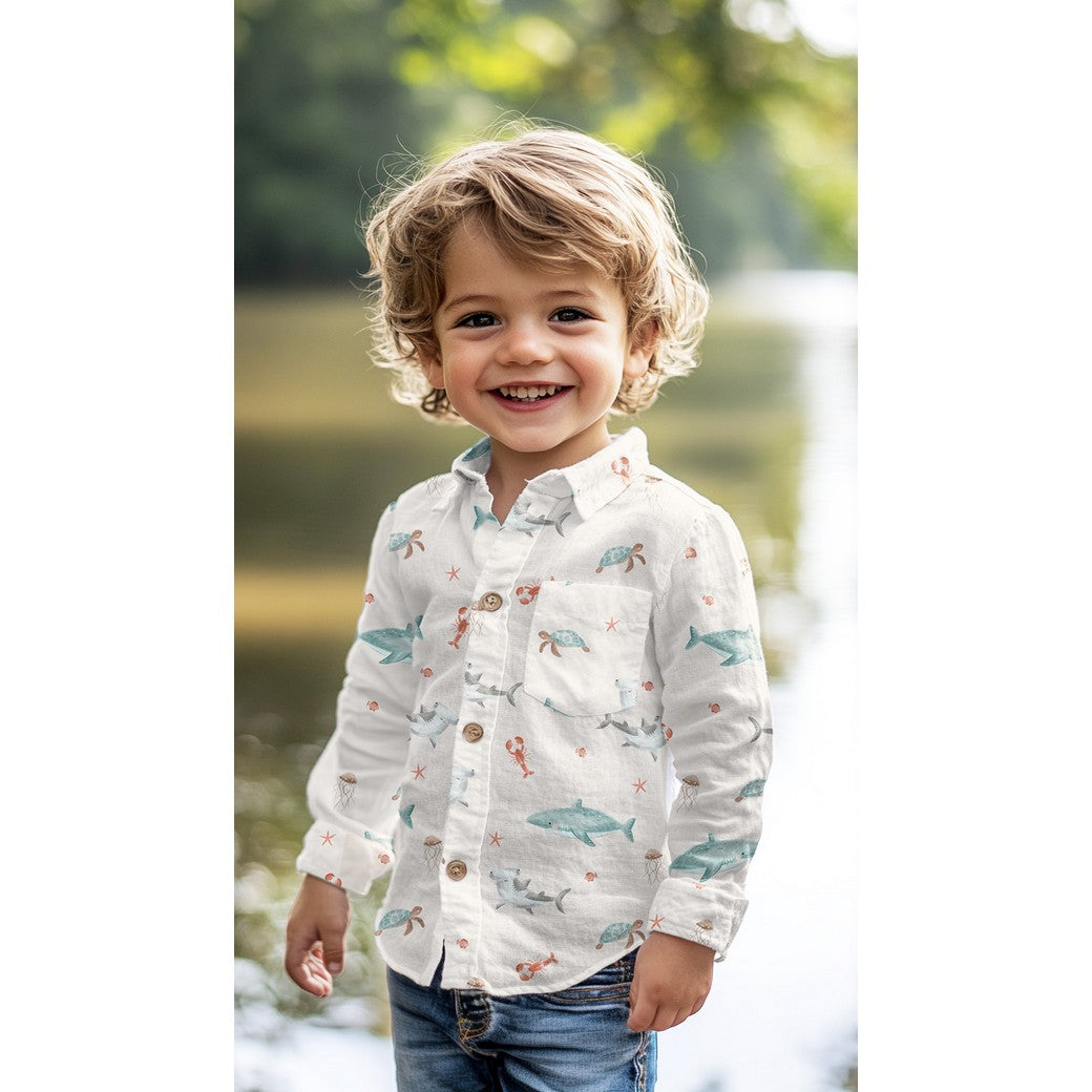 Bald erhältlich - Baumwolle digital Meeresleben