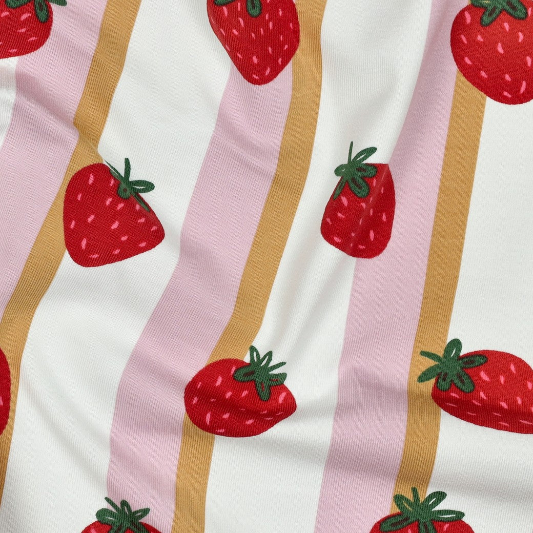 Bald erhältlich - Jersey Früchte Erdbeeren rosa