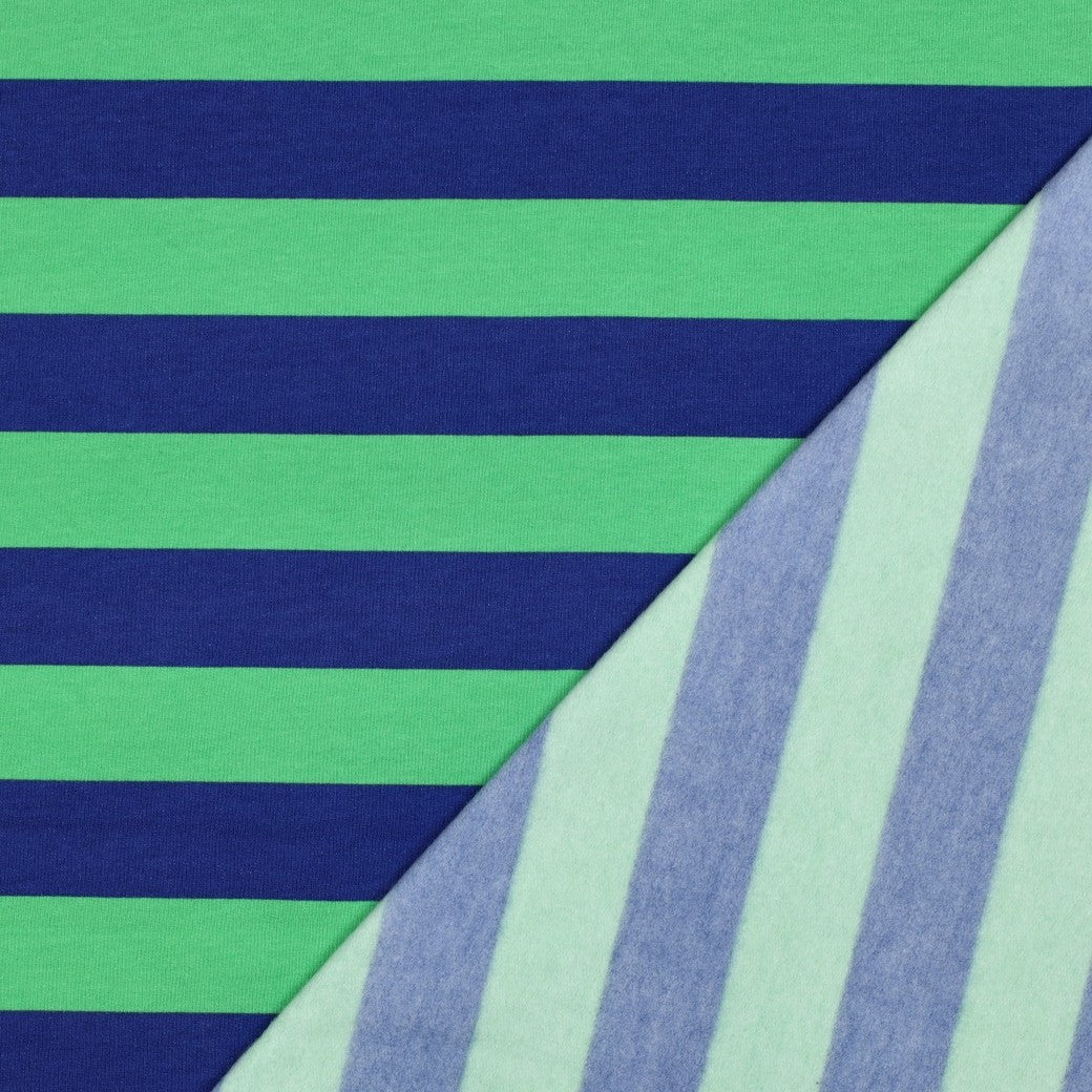 Sweat Soft Streifen blau grün