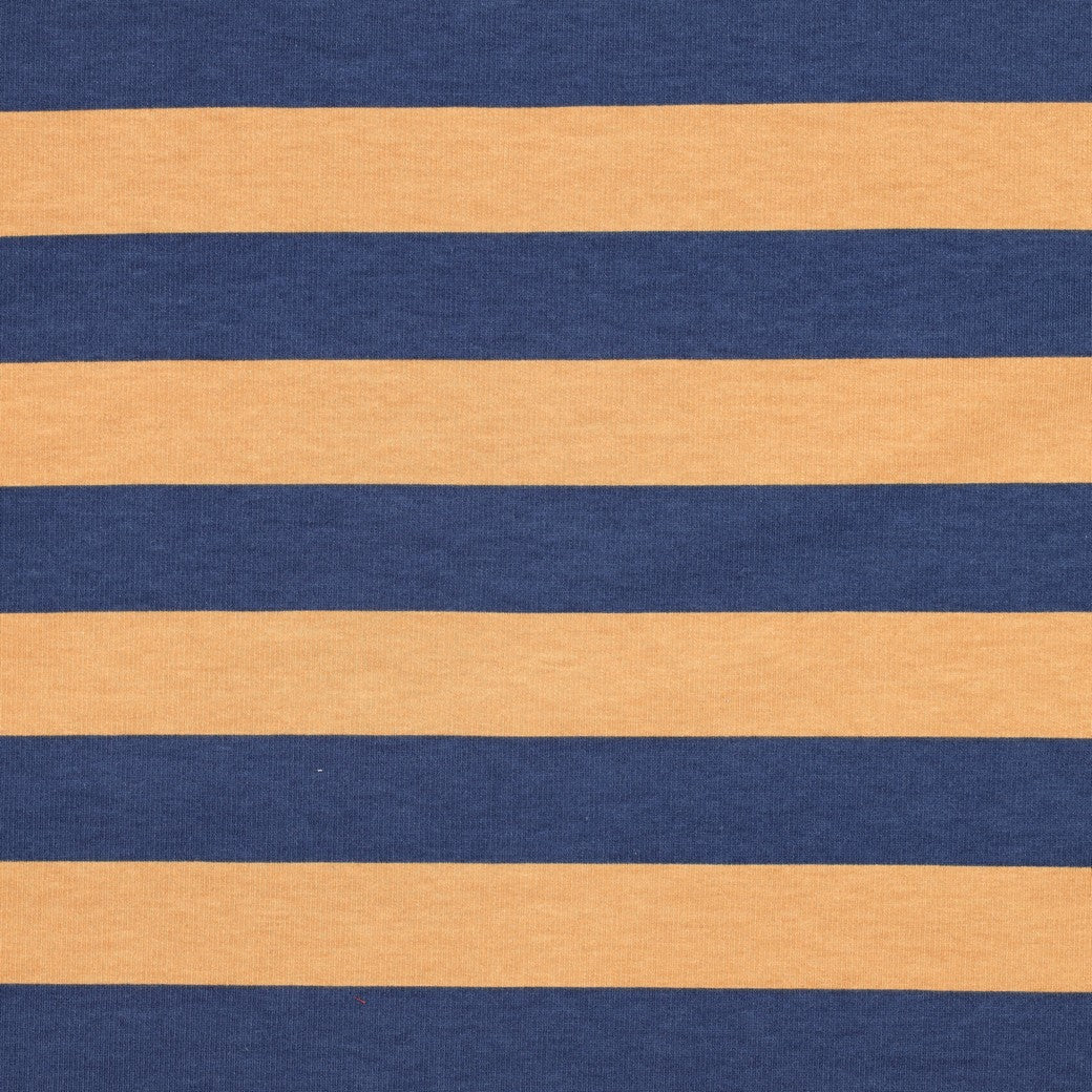 BALD ERHÄLTLICH - Sweat Soft Streifen blau cognac